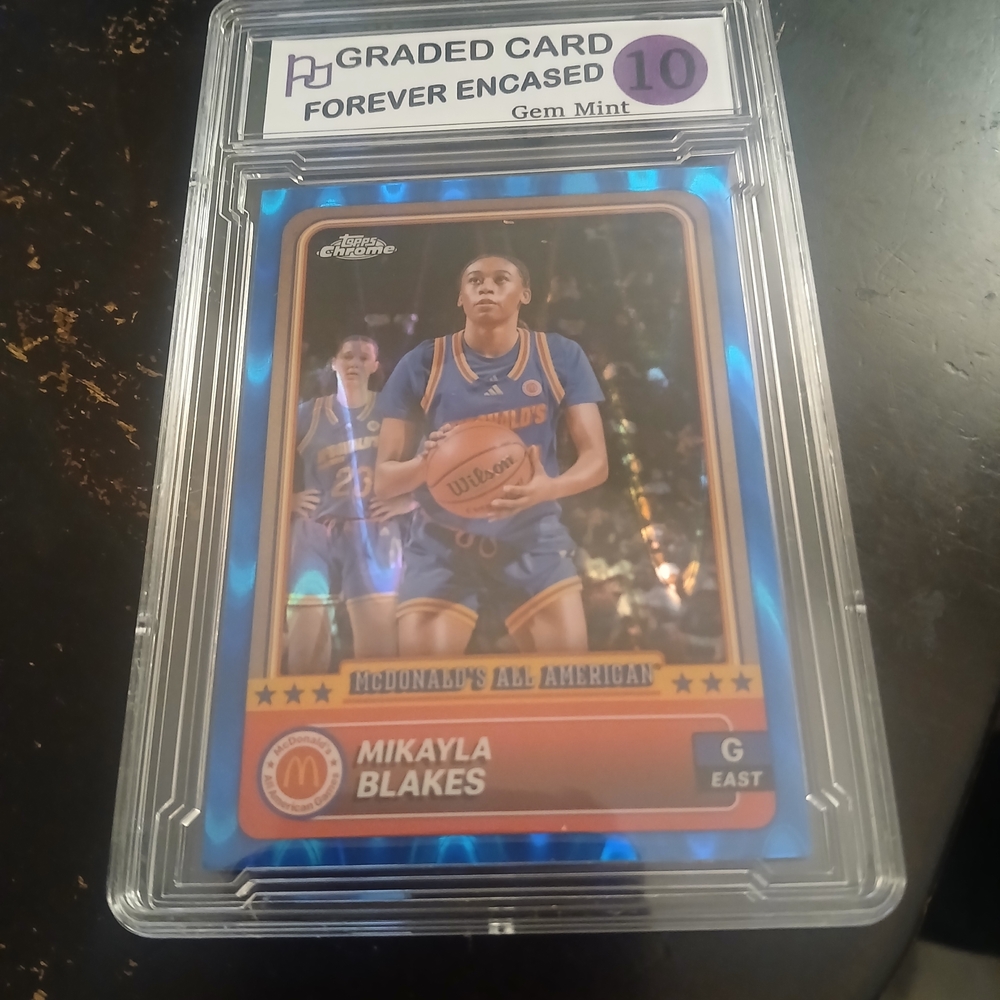 McDonald's Blue Raywave Mikayla Blakes Rookie Graded Card